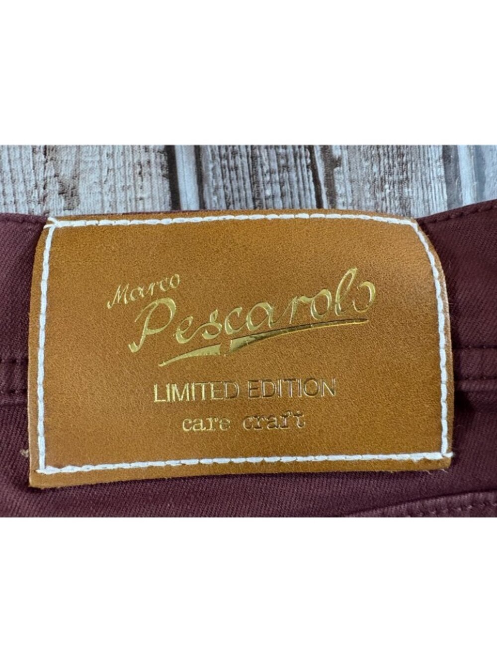 Marco Pescarolo Napoli Nerano M18 5-Pocket Chino Pants sz EU 52 US 35 made Italy - Picture 6 of 16